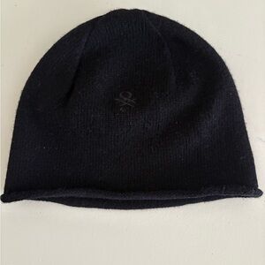 United Colors of Benetton wool Black Knit Beanie kids